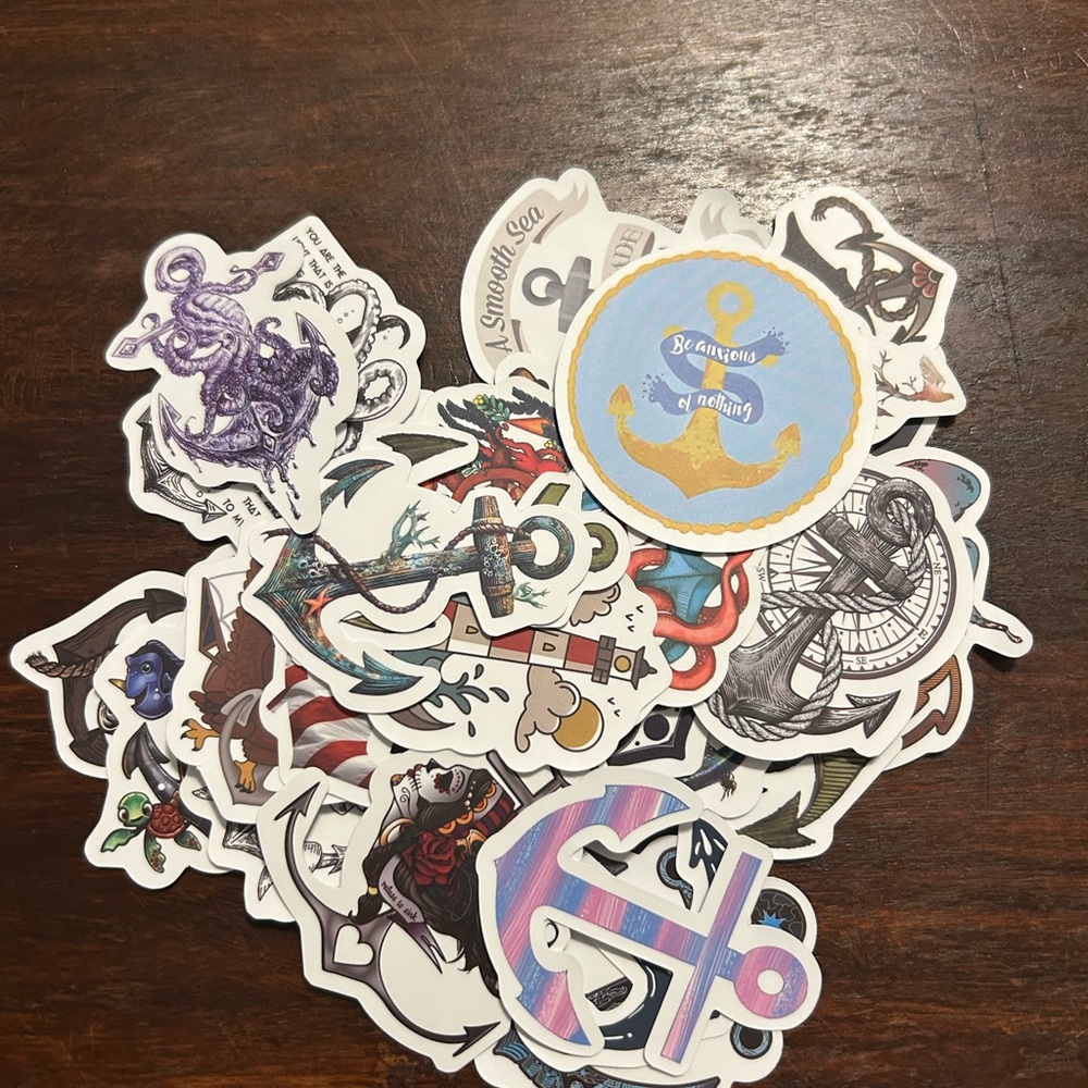 Nautical Themed Sticker Set